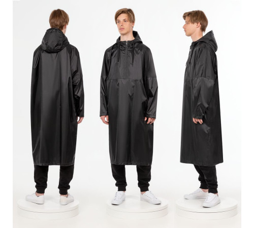 Дождевик-анорак R1, черный
