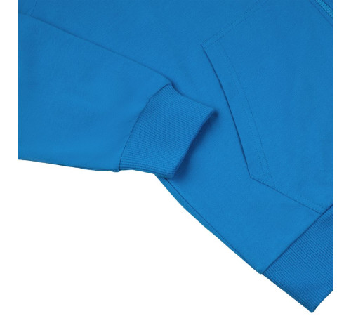 Толстовка на молнии с капюшоном Siverga 2.0, бирюзовая