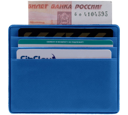 Чехол для карточек Devon, ярко-синий