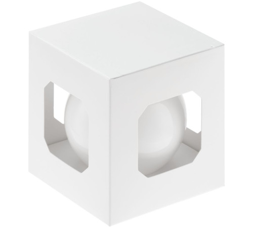 Оформительский шар Finery, 8 см, глянцевый белый