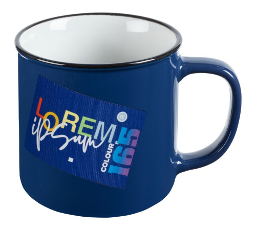 Наклейка тканевая Lunga, L, синяя