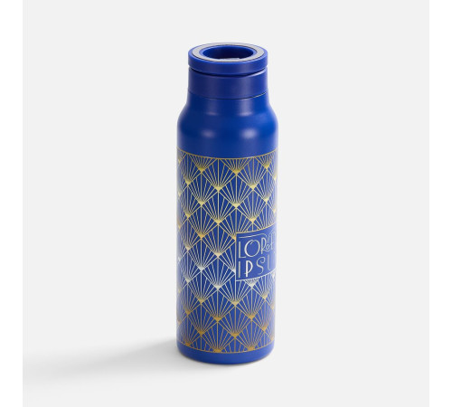 Термобутылка Magnus с магнитным держателем для телефона, синяя