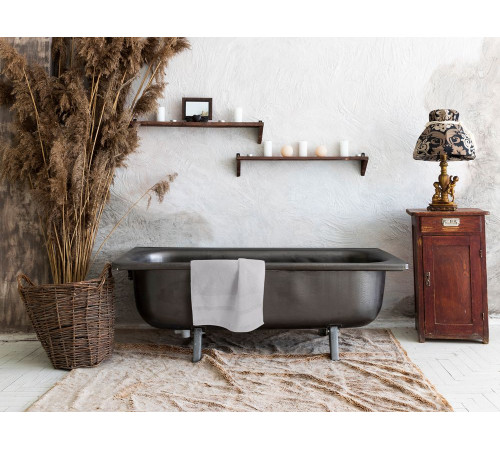 Полотенце Molan, большое, светло-серое