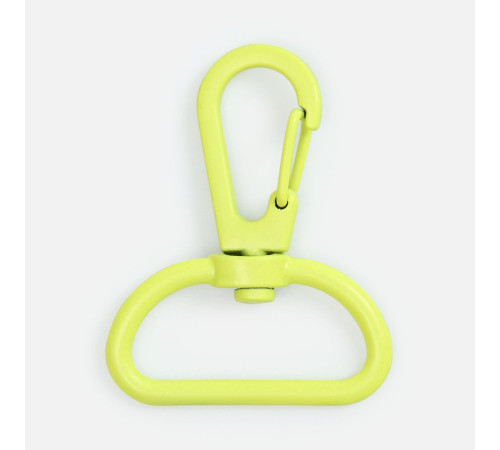 Застежка-карабин Snap Hook, L, желтый неон