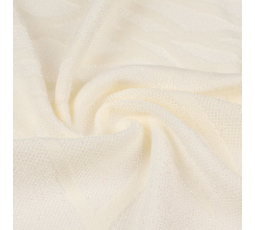 Плед Serpentica, молочный с люрексом