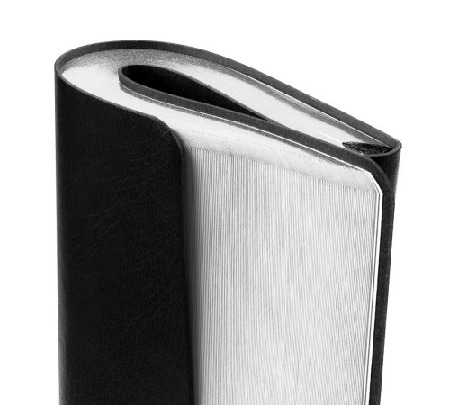 Ежедневник Nebraska Flex, недатированный, черный с серебристым