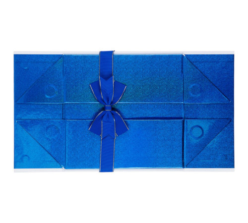 Коробка складная Gallant, M, белая с синим