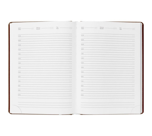 Ежедневник Nebraska, недатированный, бордовый