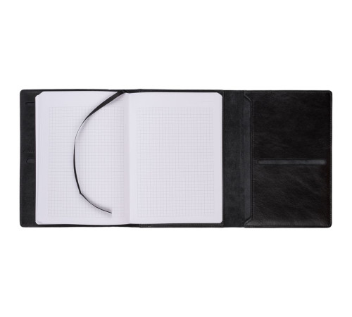 Ежедневник-портфолио Napoli, недатированный, черный