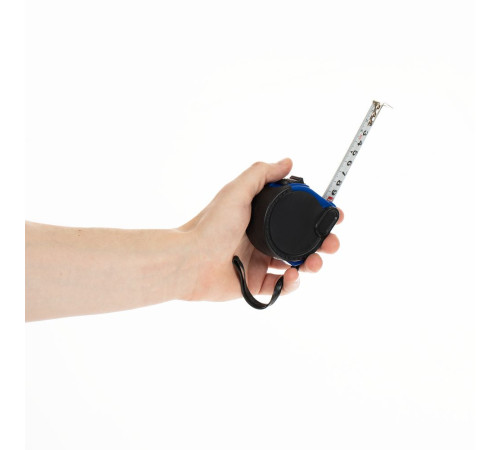 Рулетка Meter Plan, 3 м, черная с синим