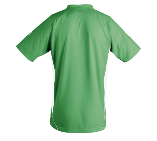 Футболка спортивная Maracana 140, зеленая с белым