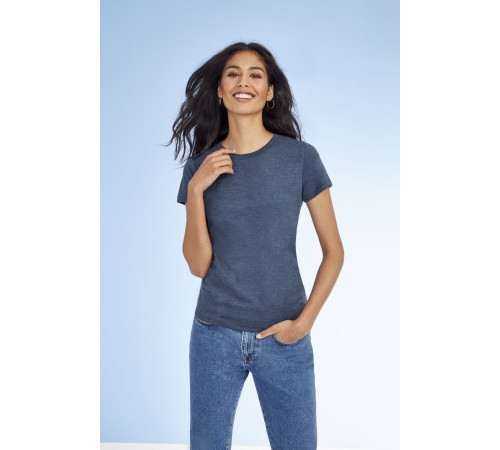 Футболка женская Imperial Fit Women, синий меланж