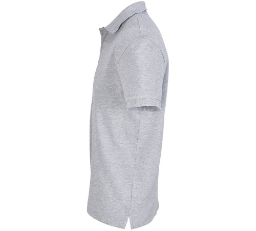 Рубашка поло унисекс Pacific, серый меланж