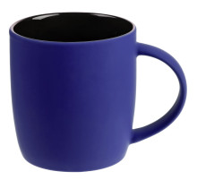 Кружка Surprise Touch Black с покрытием софт-тач, синяя