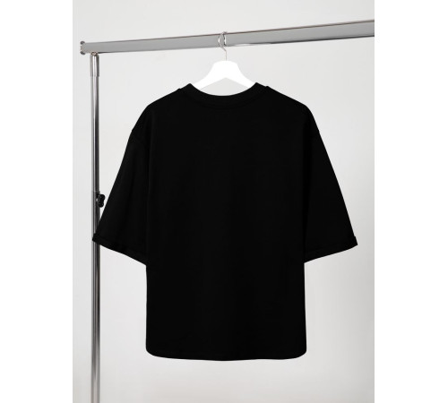 Футболка оверсайз унисекс Kosmos 2.0, черная