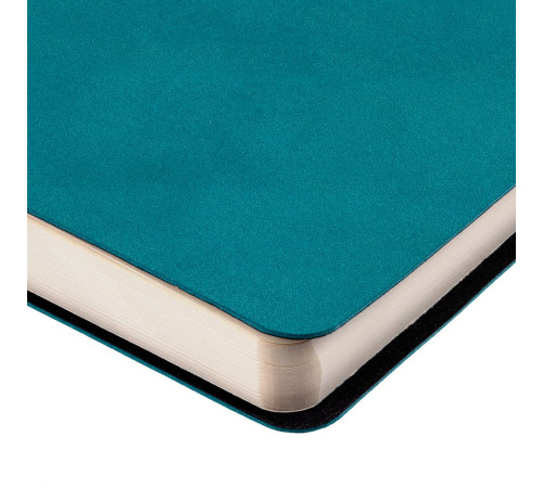 Ежедневник Nubuk, недатированный, бирюзовый