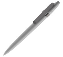 Ручка шариковая Prodir DS5 TSM Metal Clip, серая