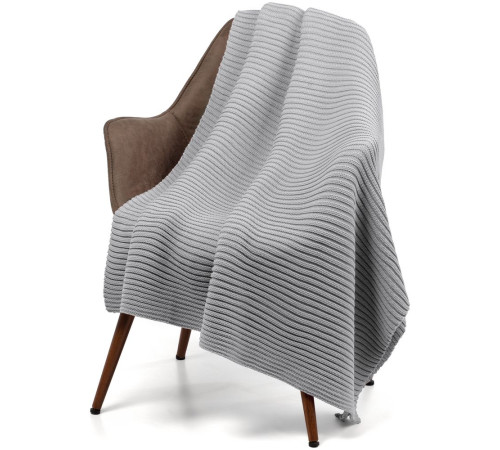 Плед Quill, светло-серый