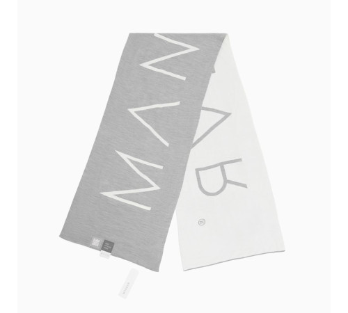 Шарф Bereg, молочный с серым