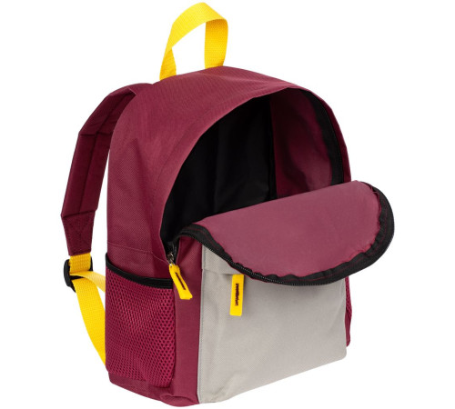 Рюкзак детский Kiddo, бордовый с серым