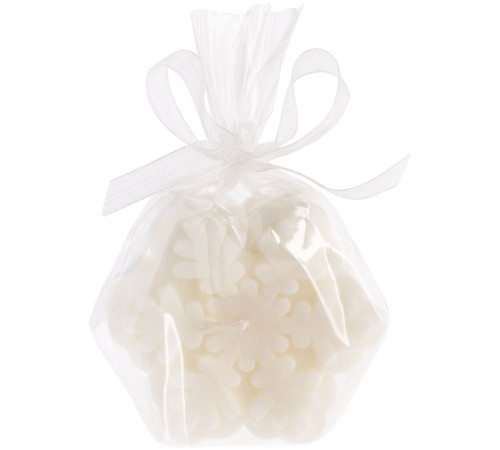 Свеча Snowlight 3, белая, 6 см