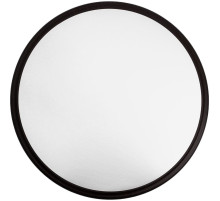 Плакетка Plaque, круглая, венге с серебристой пластиной