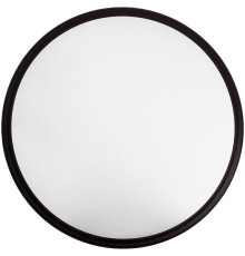 Плакетка Plaque, круглая, венге с серебристой пластиной