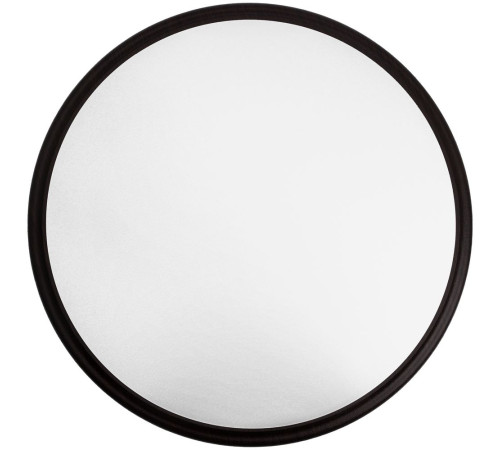 Плакетка Plaque, круглая, венге с серебристой пластиной