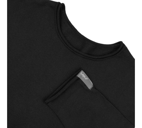 Лонгслив унисекс Siluetti Fuori, черный