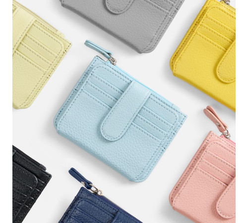 Картхолдер на молнии Unison, серый