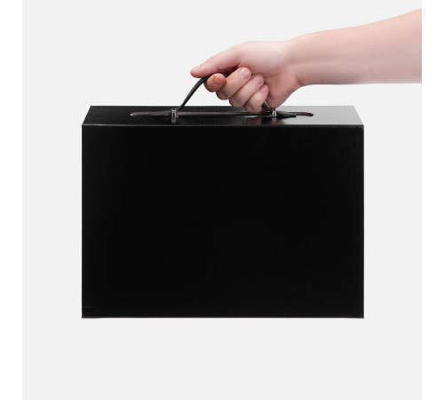 Коробка складная Holdfold, M, черная