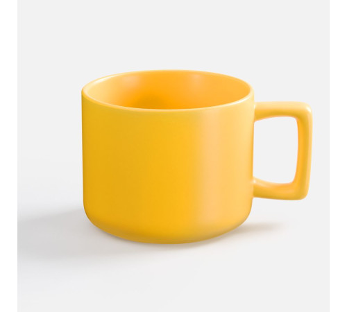 Чашка Jumbo в коробке матовая, желтая