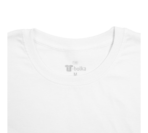 Футболка унисекс T-bolka 140, белая