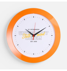 Часы настенные Vivid Large, оранжевые