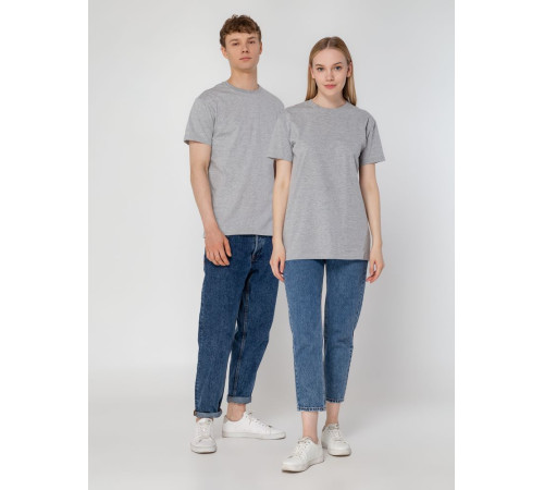 Футболка унисекс T-Bolka 160, серый меланж