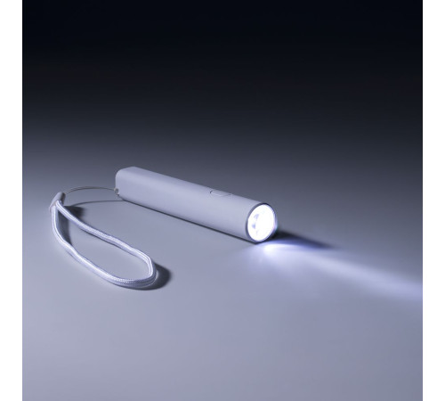 Фонарик аккумуляторный Falkirk, белый