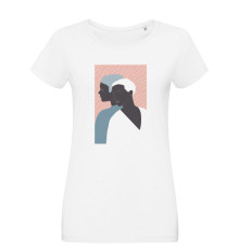 Футболка женская «Пара», белая