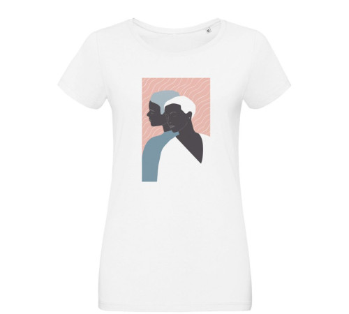 Футболка женская «Пара», белая