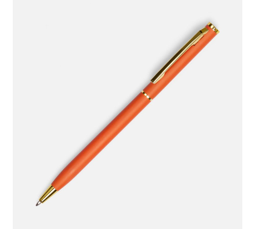 Ручка шариковая Hotel Gold, ver.2, матовая оранжевая