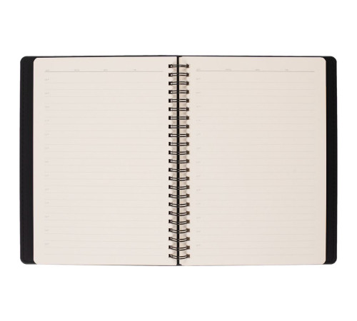 Ежедневник Spring Urban на заказ, недатированный, черный