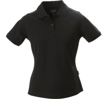 Рубашка поло стретч женская Albatross, черная