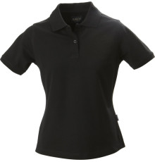 Рубашка поло стретч женская Albatross, черная