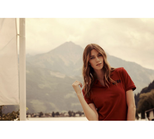 Рубашка поло стретч женская Albatross, черная