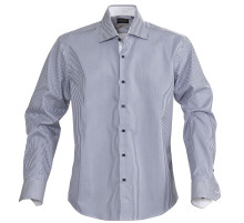 Рубашка мужская в полоску Reno, темно-синяя