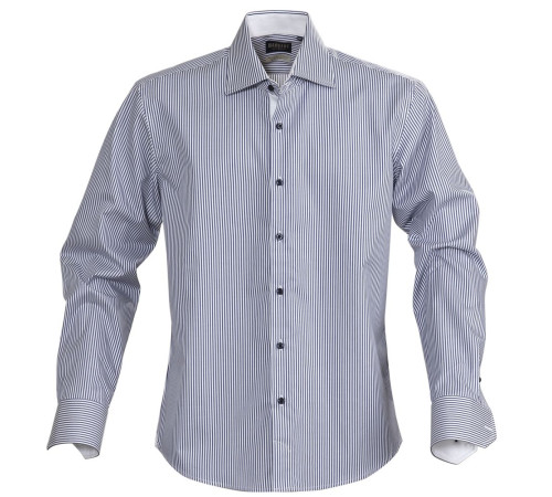 Рубашка мужская в полоску Reno, темно-синяя