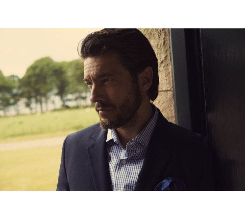 Рубашка мужская в клетку Tribeca, черная