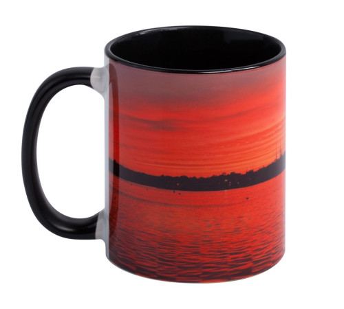 Кружка Promo Plus для сублимационной печати, черная