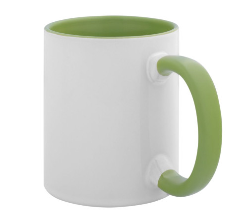 Кружка Promo Plus для сублимационной печати, зеленое яблоко