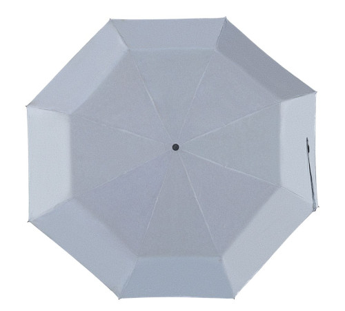 Зонт складной Manifest Color со светоотражающим куполом, черный