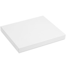 Коробка Overlap с ложементом под ежедневник и аккумулятор, ver.2, белая